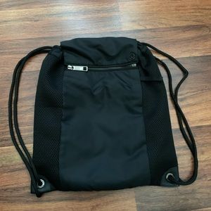 Lululemon Black String bag